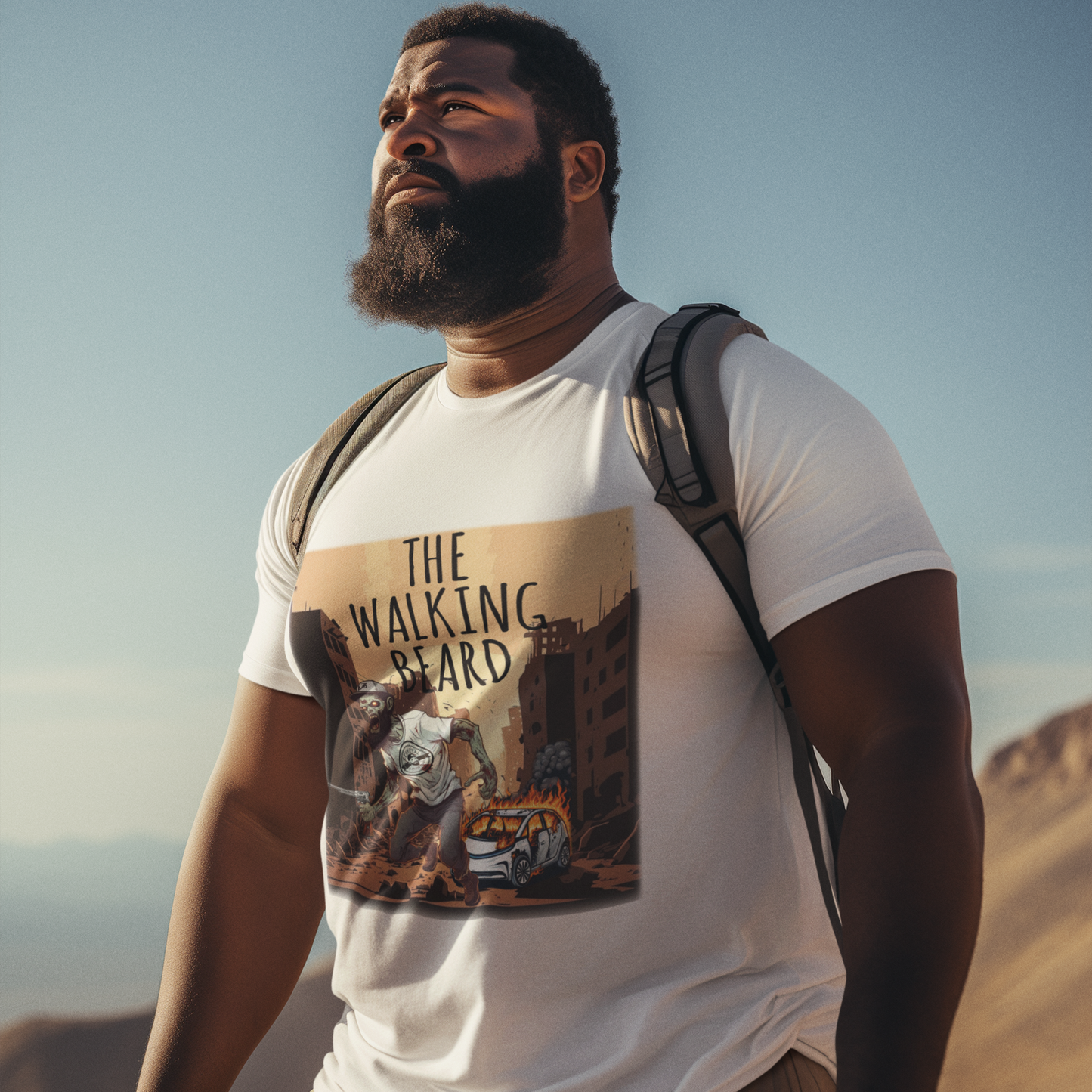THE WALKING BEARD-Premium Organic Shirt