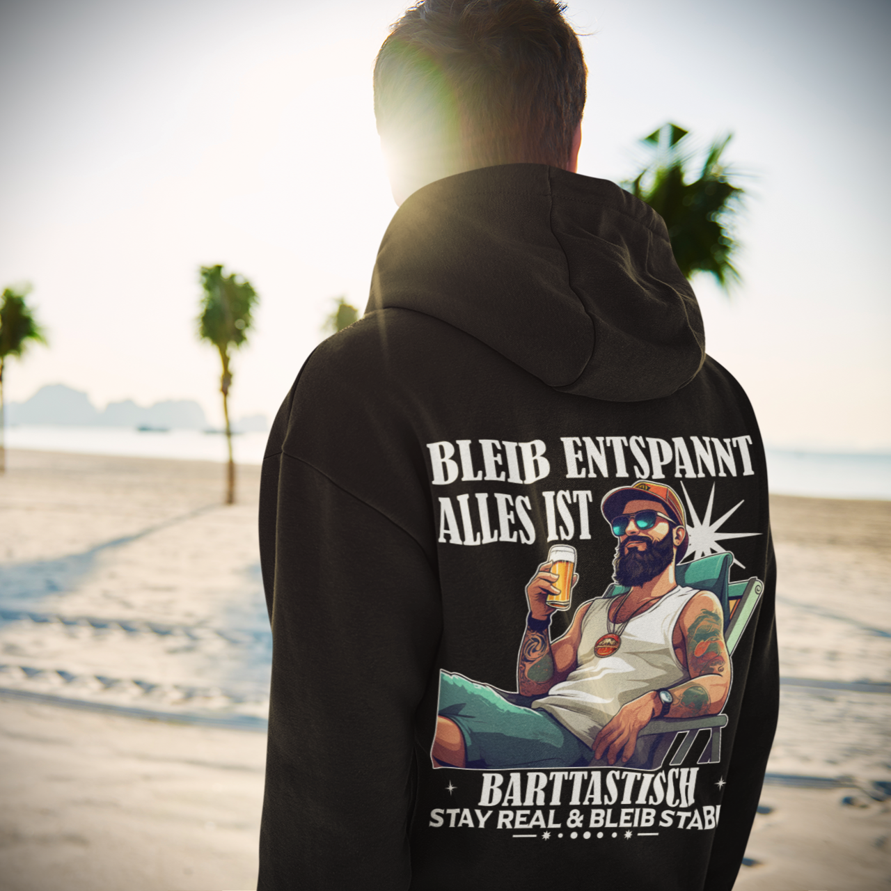 BARTTASTISCH-VACANCY Oversized Hoodie