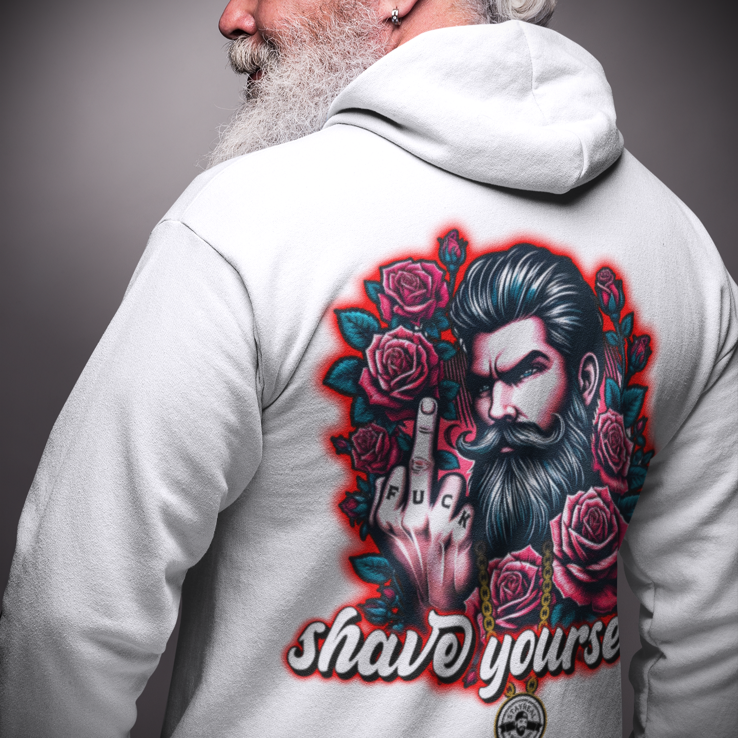 SHAVE YOURSELF-VACANCY Oversized Hoodie