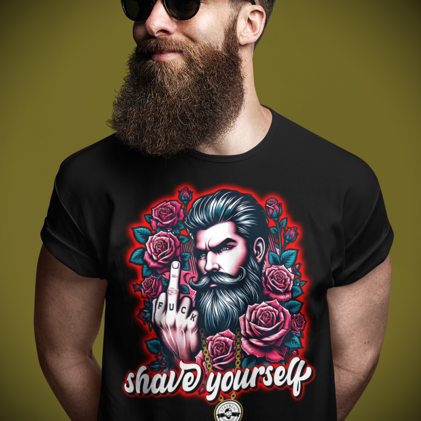 SHAVE YOURSELF-Premium Organic Shirt