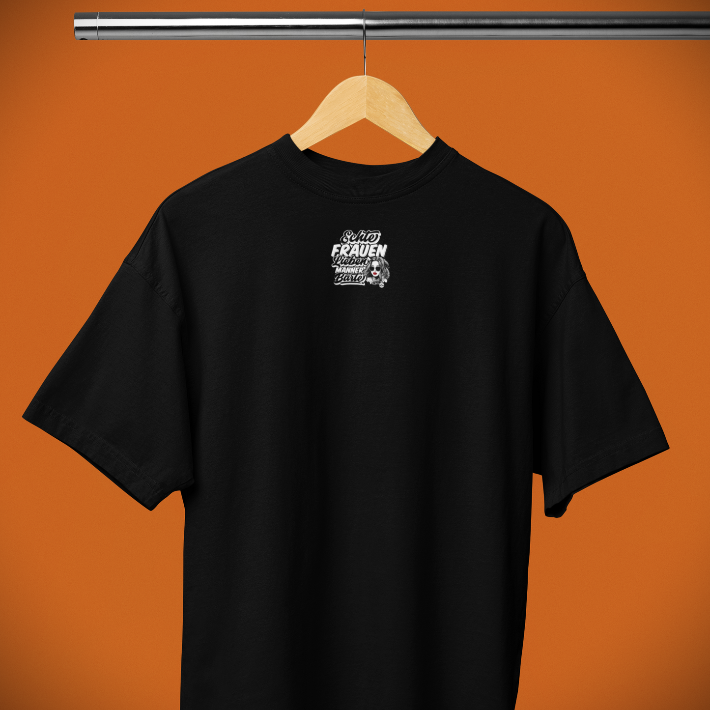 ECHTE FRAUEN LIEBEN MÄNNER BÄRTE-VACANCY Oversized Shirt