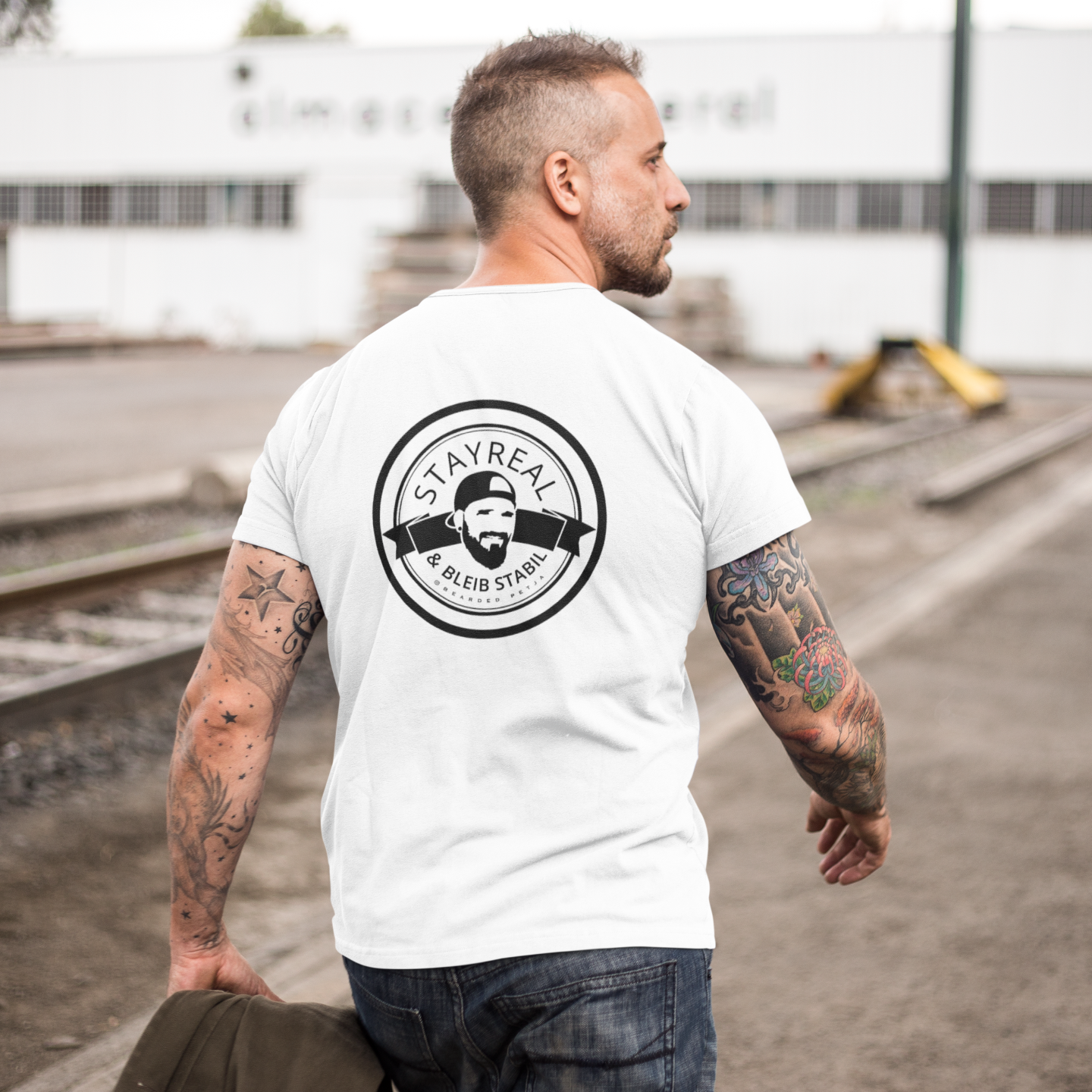 Stay Real & Bleib Stabil-Premium Organic Shirt