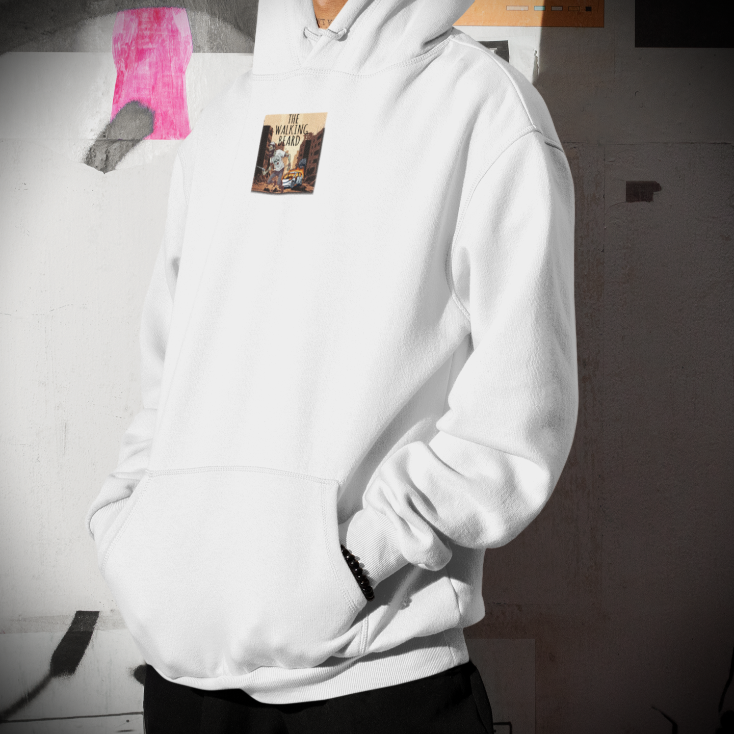 THE WALKING BEARD-VACANCY Oversized Hoodie