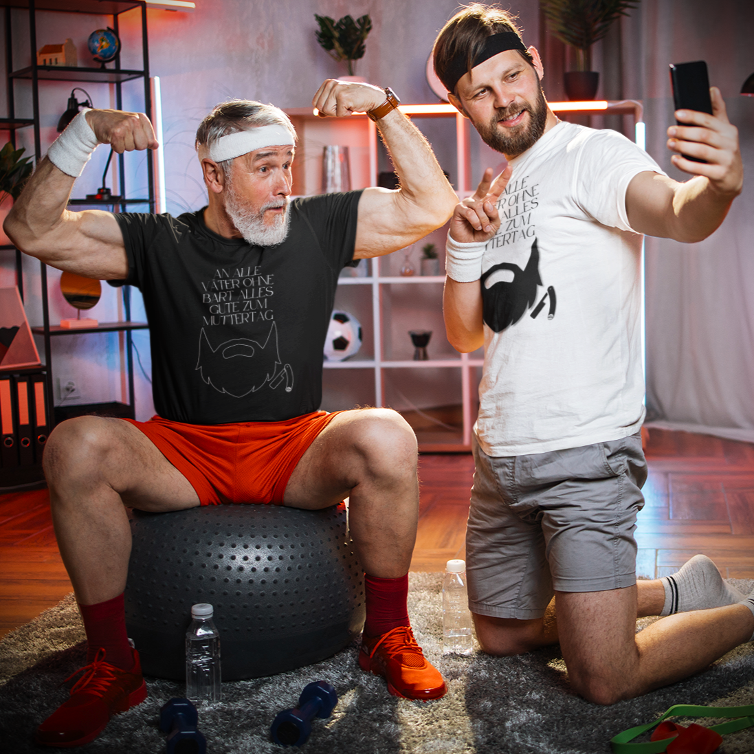 AN ALLE VÄTER OHNE BART ALLES GUTE ZUM MUTTERTAG Premium Organic Shirt