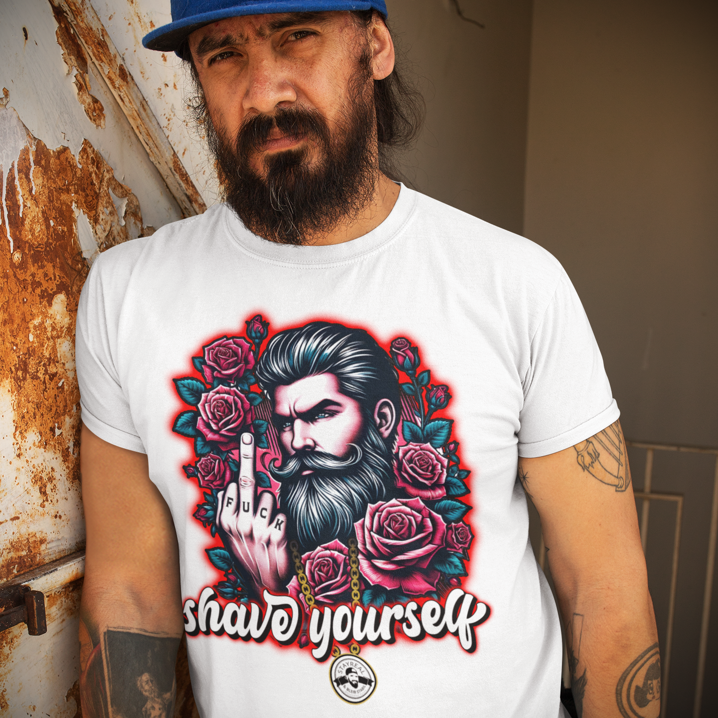 SHAVE YOURSELF-Premium Organic Shirt