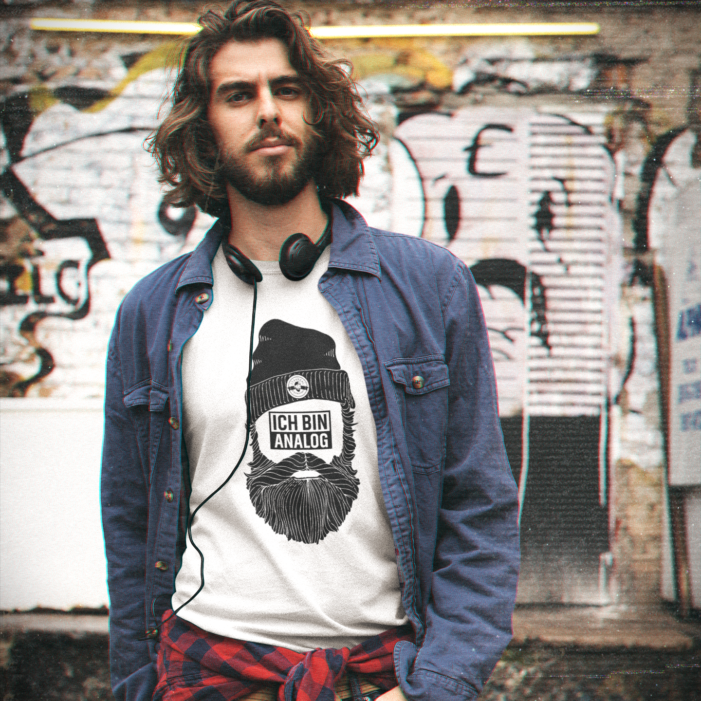 ICH BIN ANALOG-Premium Organic Shirt