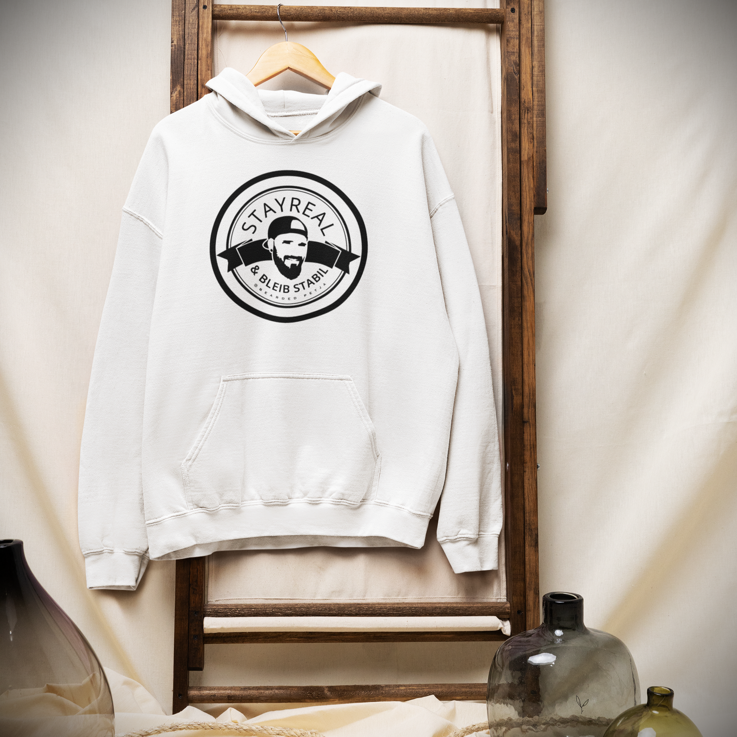 Stay Real & Bleib Stabil-Hoodies Frauen