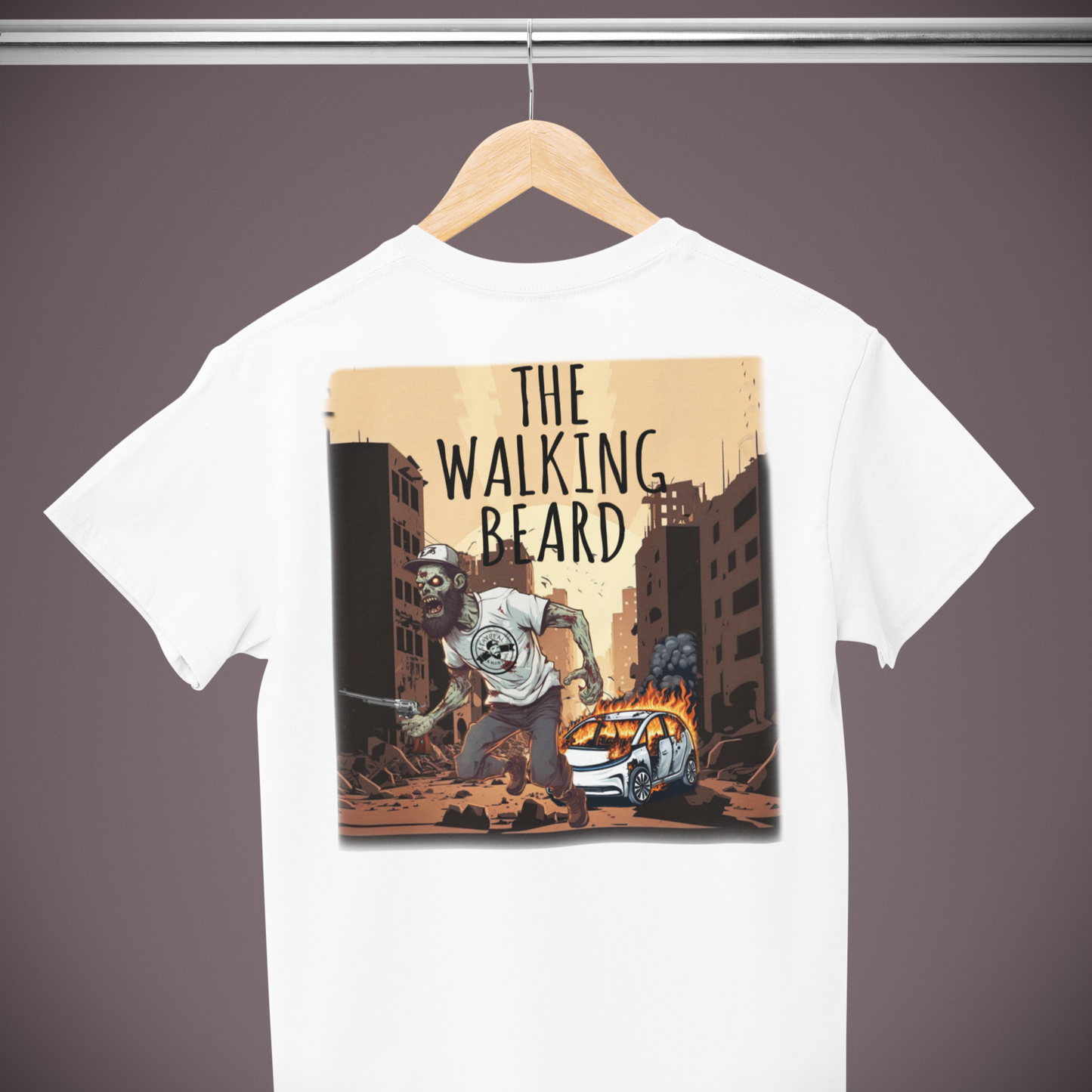 THE WALKING BEARD-VACANCY Oversized Shirt