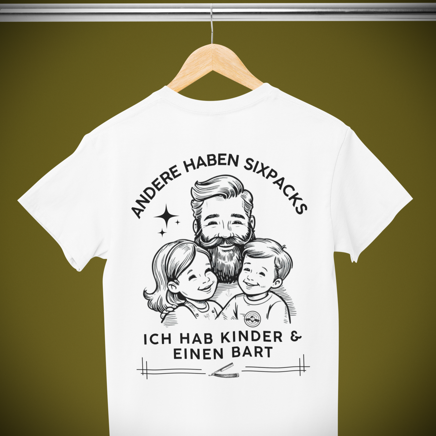 ANDERE HBEN SIXPACKS - ICH HAB KINDER & EINEN BART VACANCY Oversized Shirt