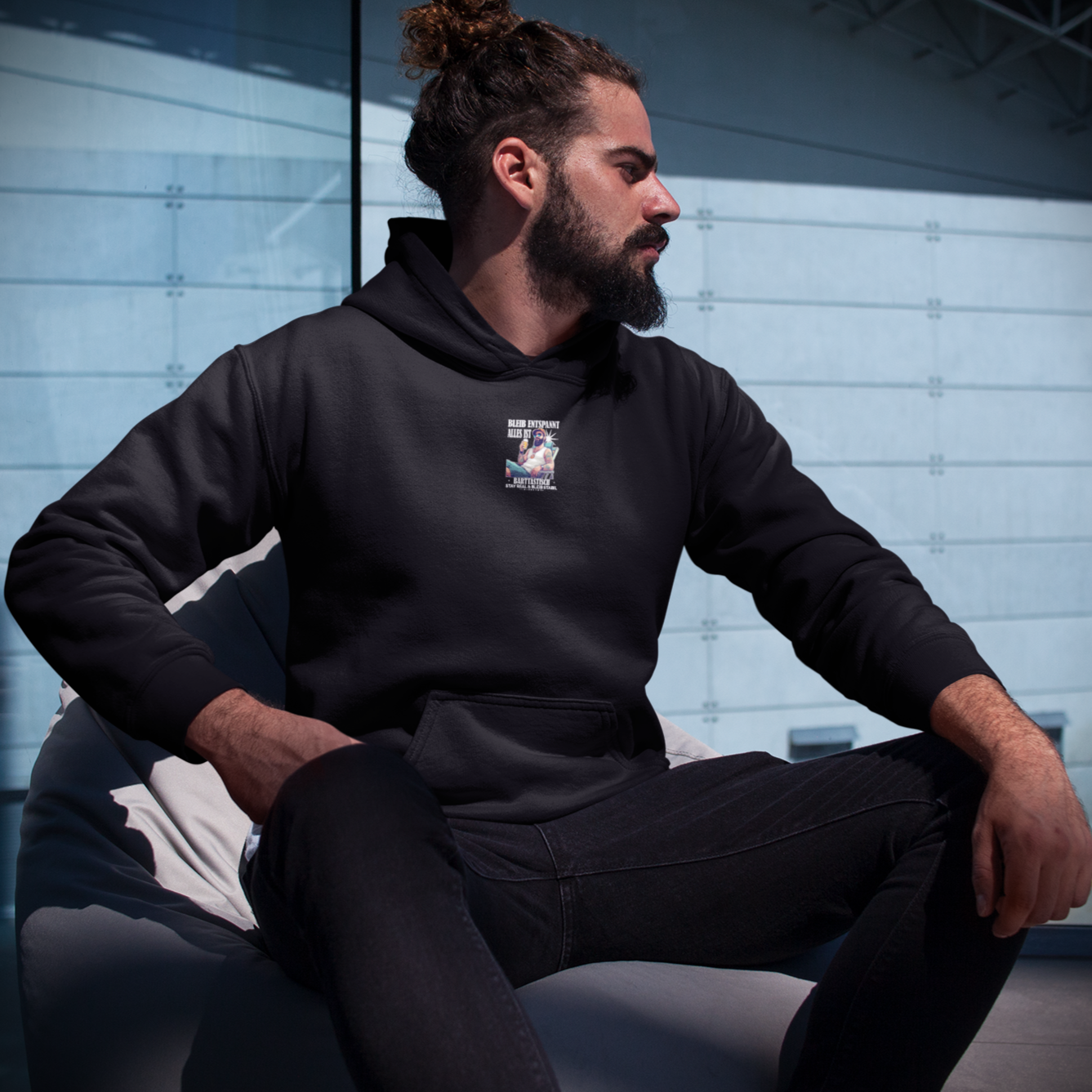 BARTTASTISCH-VACANCY Oversized Hoodie