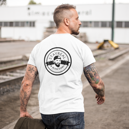 Stay Real & Bleib Stabil-Premium Organic Shirt